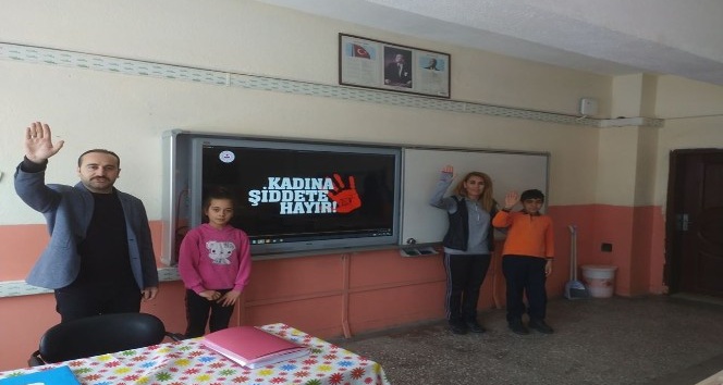 Öğretmenler “Kadına yönelik şiddete” dikkat çekmek için kısa film çekti