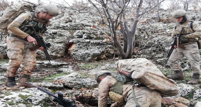 Mardin’de teröristlerin inlerine şafak operasyonu