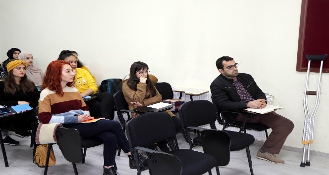 Engelli gencin eğitim azmi