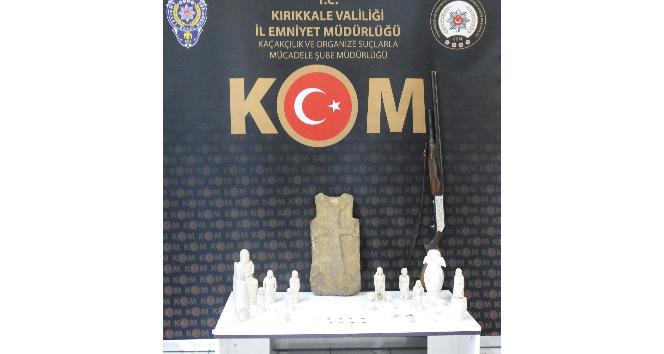 Kırıkkale’de tarihi eser operasyonu