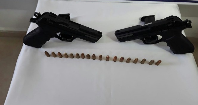 Karaman’da asayiş uygulamasında 2 adet tabanca ele geçirildi