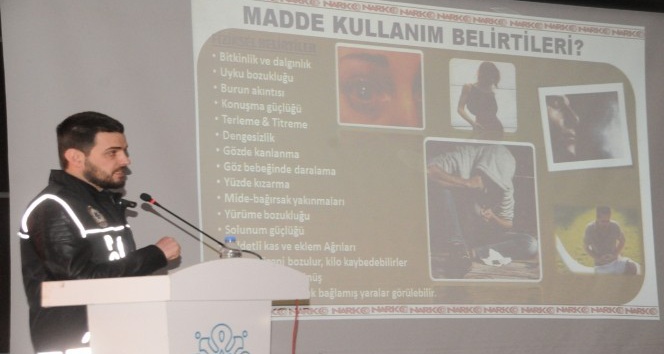 Cizre polisinden üniversite öğrencilerine uyuşturucu semineri