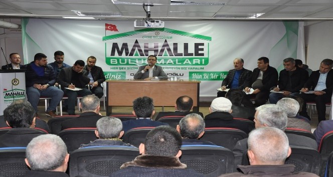 Cizre’de mahalle buluşmaları başladı