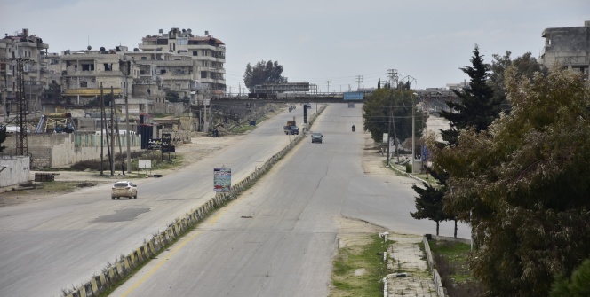 İHA ekibi M4 karayolunu görüntüledi!