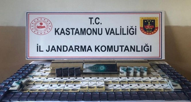 Tosya’da 385 paket kaçak sigara ele geçirildi