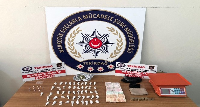 Tekirdağ’da uyuşturucu operasyonu: 1 kadın gözaltına alındı