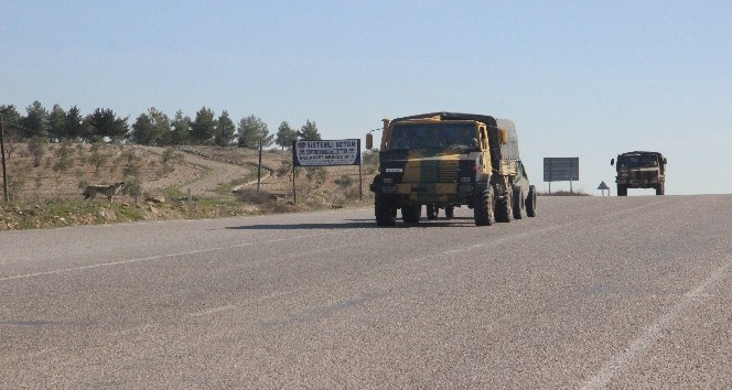 Suriye sınırına askeri sevkıyat