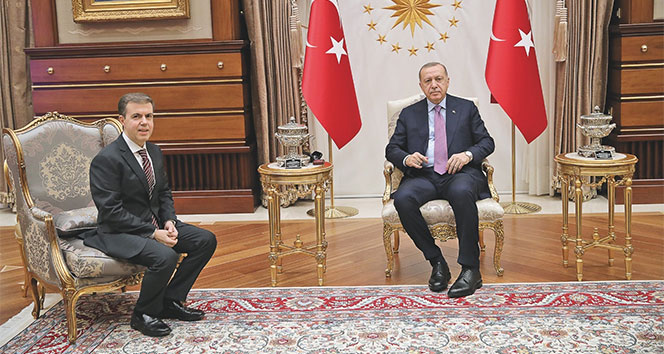 Cumhurbaşkanı Erdoğan, Ahmet Mücahid Ören’i kabul etti