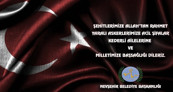 Belediye Başkanı Rasim Arı’dan şehitler için taziye mesajı