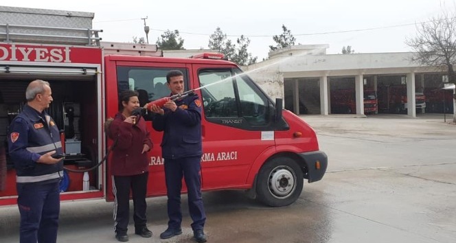 Engellilere yangın eğitimi