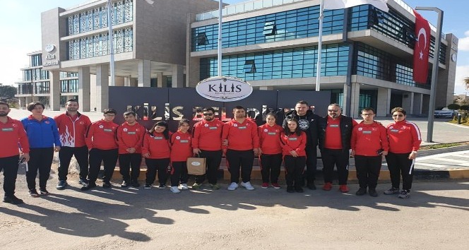 Down Sendromlu milli sporcular Kilis’te