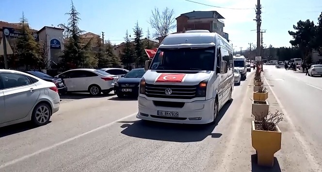 Kırıkkale’de ‘Bahar Kalkanı Harekatı’na destek konvoyu