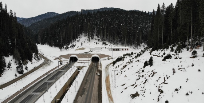 Kış aylarında geçilemeyen Ilgaz Dağı, artık tünelle aşılıyor