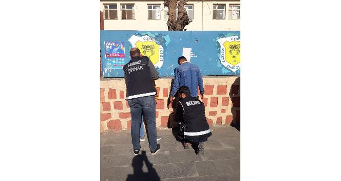 Cizre’de uyuşturucu denetimi