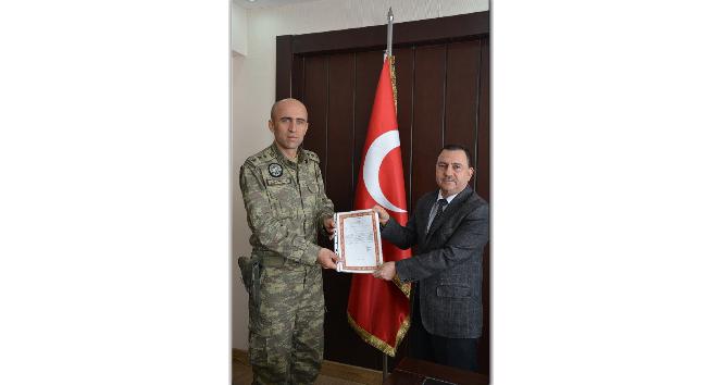 TSK’dan Genel Sekreter Sümer’e takdirname