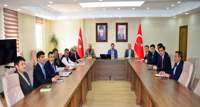 Vali Mustafa Masatlı başkanlığında mart ayı kaymakamlar toplantısı yapıldı