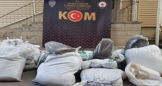 Kırıkkale’de 460 kilogram kaçak tütün ele geçirildi