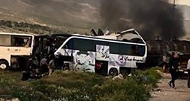Şam’da yakıt tankeri ile iki yolcu otobüsü çarpıştı: 30 ölü
