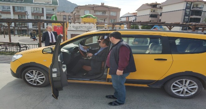 Amasya’da taksimetre denetimi