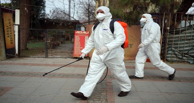 Edirne’de göçmenlerin bulunduğu bölgeye korona virüs önlemi