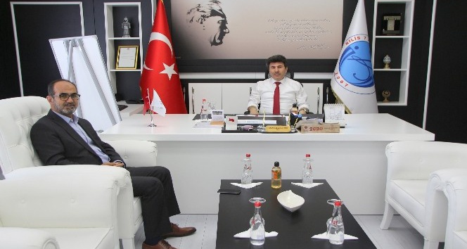 Gaziantep Müftüsü Çelik Rektör Karacoşkun’la bir araya geldi