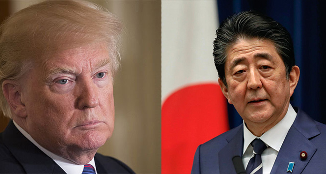 Japonya Başbakanı Abe ve ABD Başkanı Trump telefonda görüştü