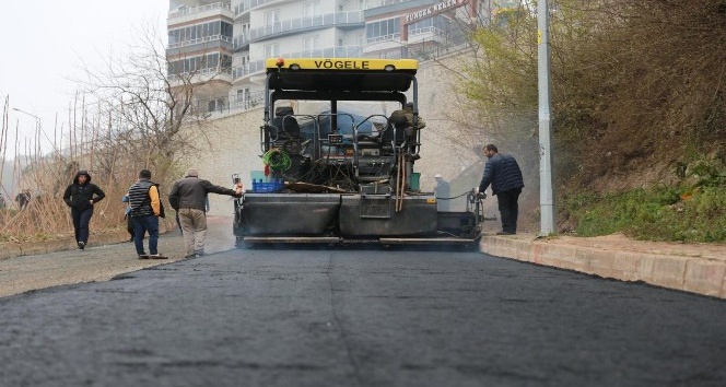 Fatsa Belediyesi’nin asfalt çalışmaları