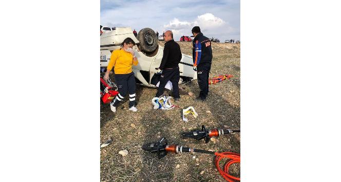 Kırşehir’de kaza: 1 ölü, 4 yaralı