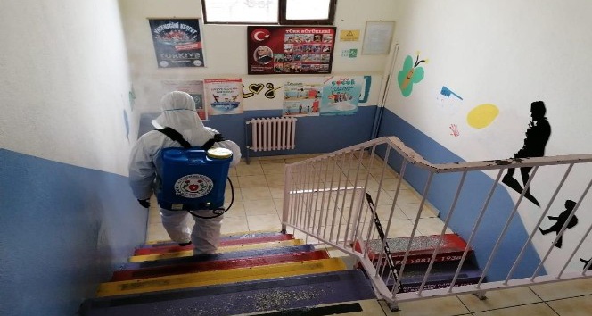 Altınova’da okullar ilaçlandı