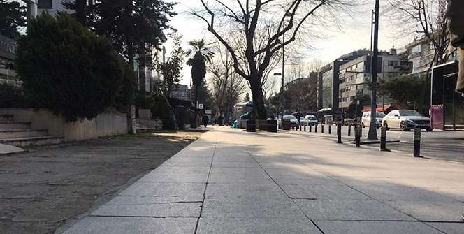 İstanbul’un lüks caddelerinden Bağdat Caddesi sessizliğe büründü, kafeler kepenk kapattı