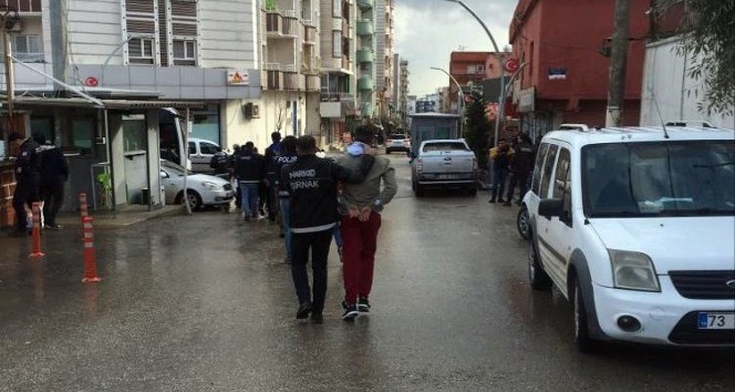 Şırnak’ta uyuşturucu operasyonunda 30 kişi tutuklandı