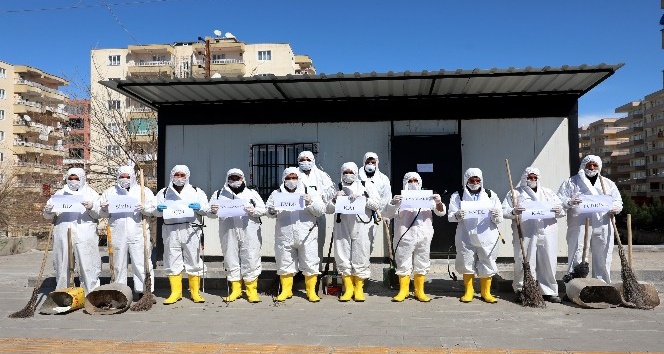 Diyarbakır’da dezenfekte çalışmaları aralıksız sürüyor