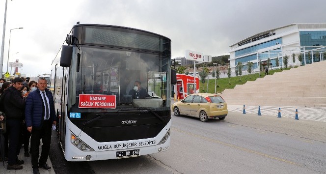 Muğla’da 11 ilçede sağlık çalışanlarına ücretsiz servis