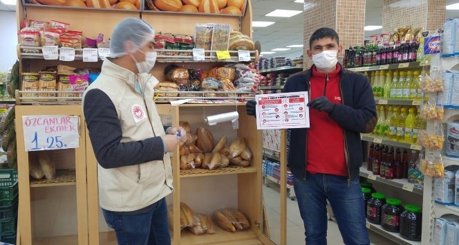 Ekmek satışına korona virüs önlemi