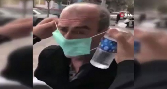 İstanbul&#039;da yaşlı adama zorla maske takan kişi gözaltına alındı