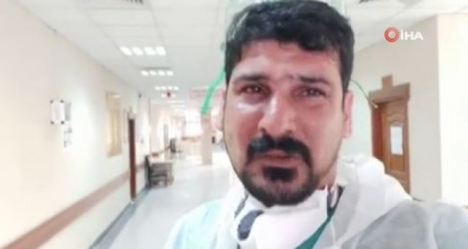 Korona virüsle mücadele eden Iraklı doktordan ağlayarak ‘Evde kalın’ çağrısı