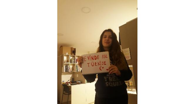 (Özel) Farklı milletten öğrencilerin ‘Evde kal Türkiye’ çağrısı