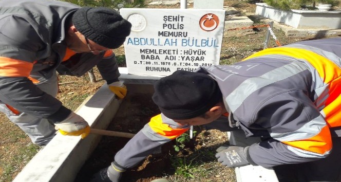 Hüyük Belediyesi’nin bahar dönemi çalışmaları hız kazandı