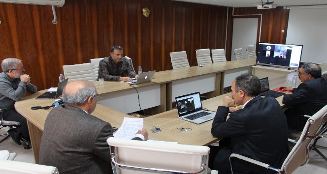 Fırat Üniversitesinde  telekonferanslı toplantı