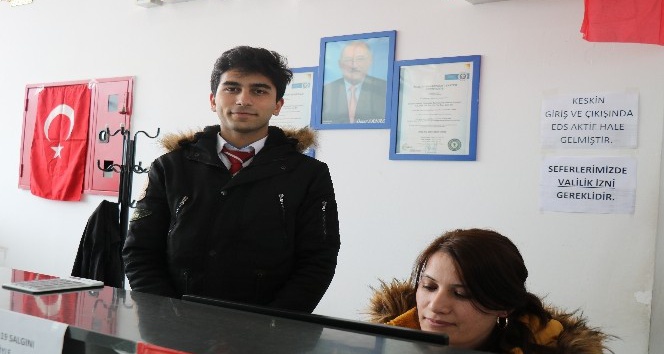 Şehirler arası otobüs terminalinde sınırlandırma kuralları uygulanıyor