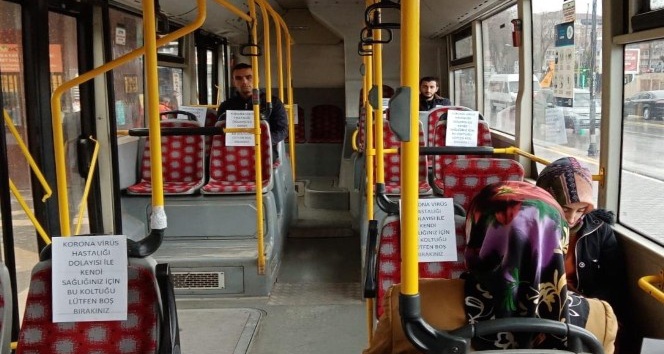 Malatya’da otobüslerde &quot;sosyal mesafe&quot; düzenlemesi
