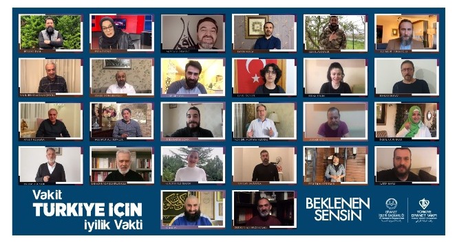 Ünlü isimlerden “Vakit Türkiye İçin İyilik Vakti” kampanyasına destek
