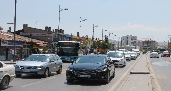 Sivas’ta trafiğe kayıtlı araç sayısı arttı
