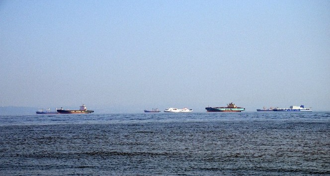 Tersanelere gelen gemiler Altınova açıklarında bekliyor