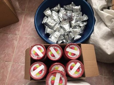 Gaziantep’te 413 kilo kaçak nargile tütünü ele geçirildi