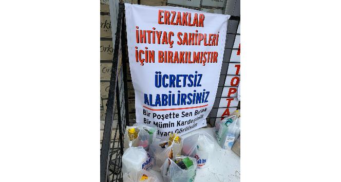 Batman’daki marketten ’Askıda Gıda’ kampanyası