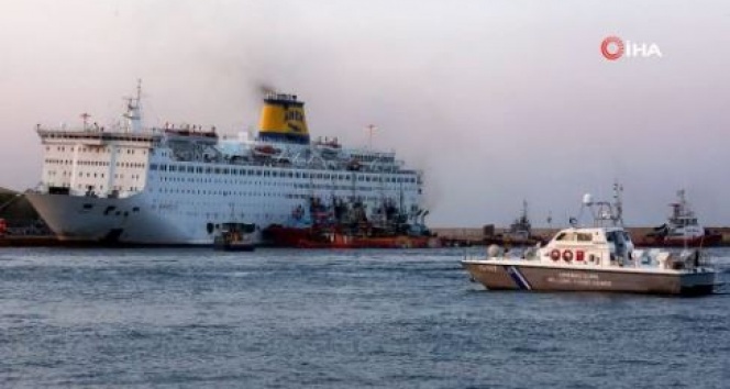 Yunan bayraklı gemi karantinaya alındı