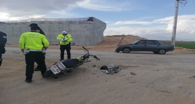 Karaman’da trafik kazası: 2 yaralı