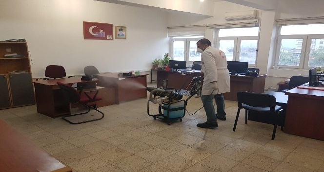 Iğdır Adliyesi’nde korona virüs tedbirleri