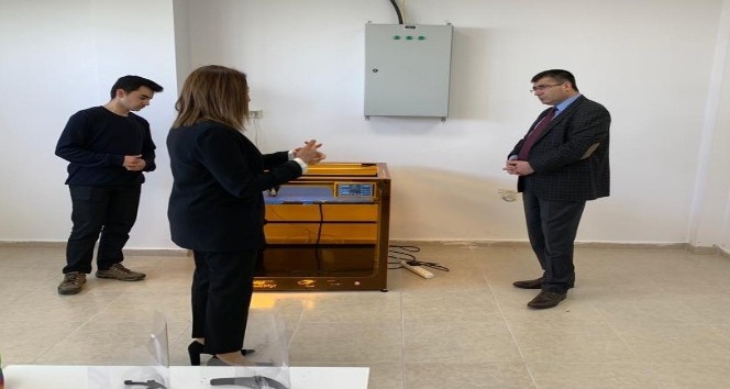 Rektör Prof. Dr. Semih Aktekin Kapadokya Teknopark’ta incelemelerde bulundu